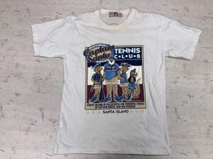 キャプテンサンタ CAPTAIN SANTA キャラクター トラッド マリン スポーツ 半袖Tシャツ カットソー メンズ M 白