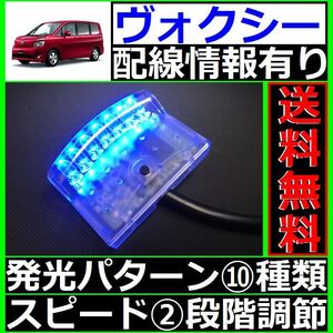 ヴォクシー R70系■本格ドアロック連動、LEDスキャナー青 純正キーレス装備車 汎用 7連 10×2パターン 加藤電機よりお薦め SCANNERS