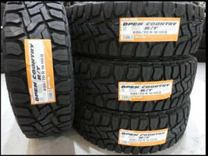 ◆4本set TOYO OPEN COUNTRY オープンカントリー R/T 235/70R16 106Q 235/70 ホワイトレター リフトアップ デリカ D:5