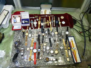 腕時計 大量 まとめ売り ジャンク メンズ レディース OMEGA SEIKO CITIZEN 他 SWISS製など色々