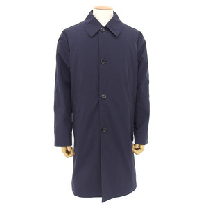 超美品 ポールスミス 現行販売商品 083RNT SOUTIEN COLLAR COAT L2 メンズ マルチカラー ステンカラーコート 定価60500円