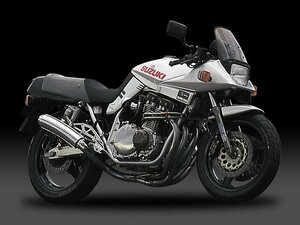 《W3》即納 新品未使用♪GSX750S GSX1100S ヨシムラ 手曲げ チタンサイクロン♪バナナ管♪