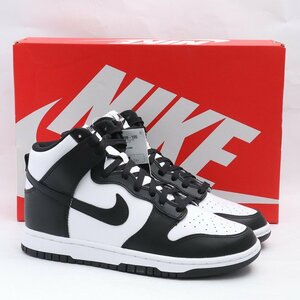 未使用 25.5cm NIKE Dunk High ブラック ホワイト DD1399-105 ナイキ ダンクハイ スニーカー