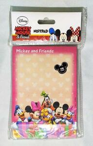 Disney (ディズニー) ミッキー＆フレンズ　ピンク系　ノートパッドメモ帳150枚入　