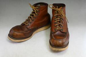  REDWING レッドウィング サイド羽タグ 875 US8.5 26.5cm アイリッシュセッター USA製　ビンテージ ブラウン