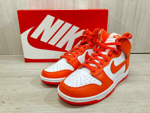 通年 NIKE ナイキ WMNS DUNK HIGH ORANGE BLAZE DD1869-100 ウィメンズ ダンクハイ スニーカー 24.5cm オレンジ