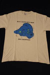 ★ Chuuk 沈船 wreck【 Blue Lagoon Dive Shop Tシャツ 】ミクロネシア Truk ★