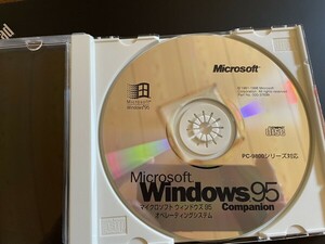 Microsoft windows95　PC-9800シリーズ対応 Companion　ディスクのみ