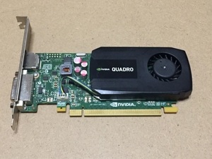 NVIDIA QUADRO K600 1GB/DDR3 Win10にて動作確認済、ジャンク扱い、ネコポス発送