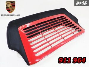 希少品!! 社外品 PORSCHE ポルシェ 911 964 カレラ FRP製 軽量 リア リヤ ウイング ウィング スポイラー エアロ 赤 レッド 即納 930