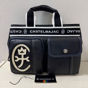 【値下げ】【新品同様】CASTELBAJAC カステルバジャック ドミネ トートバッグ　ブラック　黒　024511 24511 ハンドバッグ