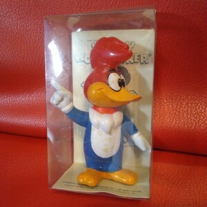 ヴィンテージ WOODY WOODPECKER フィギュア　ソフビ　I.K.B 貴重品　ウッドペッカー　30年以上前のモノ　