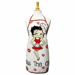 ベティーちゃん Betty Boop エプロン Kiss The Cook ベティ ベティブープ ベティちゃん ベティーちゃん