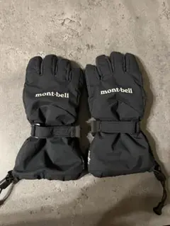 mont-bell 5本指グローブ ブラック手袋モンベル4〜6才