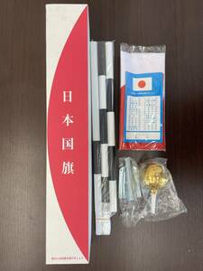 #4454　国旗 日本 旗日 金冠 日の丸 ミニフラッグ ミニフラッガー 建物用 JAPAN 祝日 未使用 家庭用 インテリア 祝祭日 テトロン 大巾