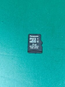 Panasonic パナソニック microSDHCカード 8GB 1枚 フォーマット済み 動作確認済みジャンク品