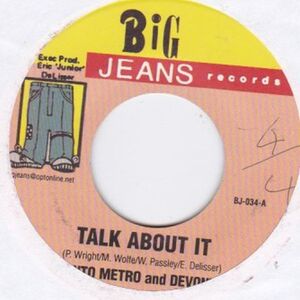 Epレコード　TANTO METRO & DEVONTE / TALK ABOUT IT (ALL OUT)