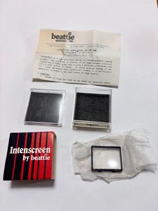 Intenscreen beattie ニコン Nikon F3 フォーカシングスクリーン ハードケース 取説 / マニュアルフォーカス カメラ アクセサリー