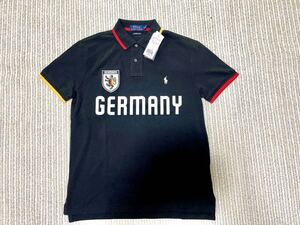 POLO RALPH LAUREN ポロ ラルフローレン 半袖ポロシャツ US:M /JP:L 未使用 ブラック ドイツ GERMANY