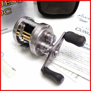 ★1円 美品 SHIMANO/シマノ 11カルカッタコンクエスト 51DC ベイトリール/ギア比6.2：1/自重230g/付属品あり&2010600055