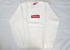 1円～ 【未使用】シュプリーム Supreme Box Logo Crewneck クルーネックスウェット サイズXL 白