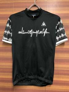 HV875 ルコックスポルティフ le coq sportif 半袖 サイクルジャージ 黒 Mサイズ