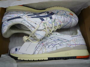 Ua9161-192♪【80】未使用品 asics GEL LYTE Ⅲ OG TOKYO SUBWAY US10 28㎝ 1201A528-100