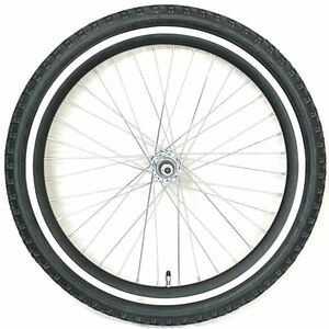 ★22インチ自転車 ＣＴＢ用 外装６段/バンドブレーキ仕様　後輪ホイール ブラック／シルバー 新品未使用 タイヤ・チューブ付き★