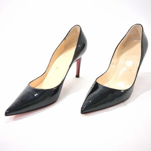 Christian Louboutin クリスチャンルブタン パンプス DECOLTISSIMO 85 PATENT CALF エナメル サイズ 37 24cm ハイヒール ピンヒール 箱あり