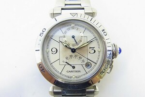 A017-00000◎ CARTIER カルティエ パシャ 2388 メンズ 自動巻き 腕時計 現状品③◎