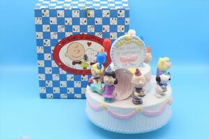 90s Willitts 40YEARS OF HAPPINESS CAKE MUSIC BOX/40周年記念 限定 オルゴール/スヌーピー/176250937