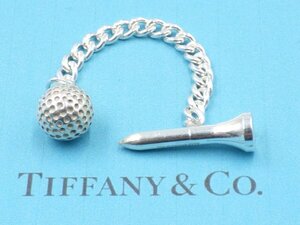 327170d【1円スタート】TIFFANY＆Co. ティファニー ゴルフボール ティー 925 カフリンクス 6.4g