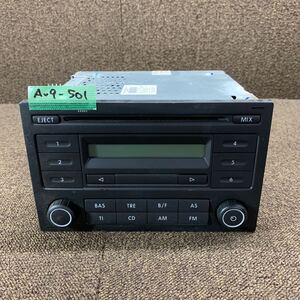 AV9-501 激安 カーステレオ VW フォルクスワーゲン RCD200 6Q0 035 182 B VWZ4Z4G7282758 CD FM/AM オーディオ 通電未確認 ジャンク