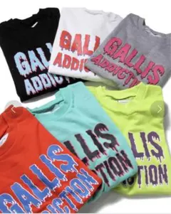 GALLIS ADDICTION ホラーロゴスエットMサイズ