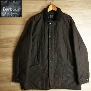 M2R/Y6.27-1　リトアニア製　Barbour　バブアー　Polar Quilts　オイルドジャケット　キルティングジャケット　裏フリース　ブルゾン