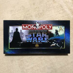 MONOPOLY スター・ウォーズ モノポリー トリロジー エディション 英語版 開封済み未使用 日本語説明書入り　★送料込み★　ボードゲーム