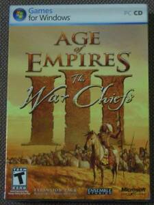 Age of Empires III Exp.:The War Chiefs (Microsoft) PC CD-ROM