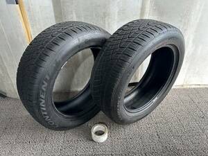 215/55ZR17 94W 2本 コンチネンタル Continental EXTEMECONTACT DWS 06 PLUS【中古/埼玉より発送】