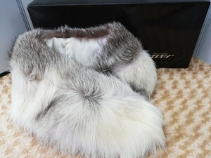 【美品】SAGA FOX サガフォックス ショール