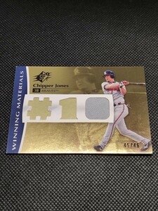 2008 UD SPX WINNING MATERIAL 45/46 CHIPPER JONES チッパー・ジョーンズ 46枚