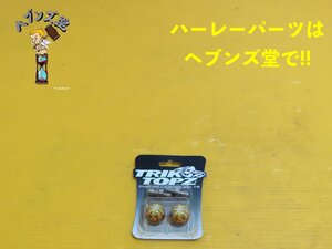 A230698J【新品】TRIKTOPZ製.ナンバーボルト&バルブキャップ パン.ショベル.エボ.TC.FXR.ダイナ.ソフテイル.スポーツ.ツーリング.ハーレー