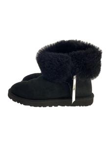 UGG australia◆ショートブーツ/23cm/ブラック/黒/裏ボア/スウェード/ムートンブーツ//