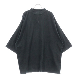 イージーギャップ 3/4 SLEEVE TEE Washed Black ワンポイントロゴ 3/4スリーブ クルーネック半袖Tシャツカットソー ブラック 471310-04