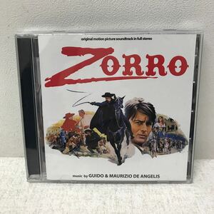 I1020A3 アラン・ドロンのゾロ ZORRO グイド&マウリツィオ・デ・アンジェリス GUIDO&MAURIZIO DE ANGELIS CD 映画音楽 サントラ 海外輸入盤