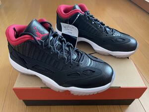 NIKE AIR JORDAN 11 RETRO LOW IE BRED ナイキ　ジョーダン 黒赤　ブレッド　新品　未使用　黒タグ付　US9 27cm