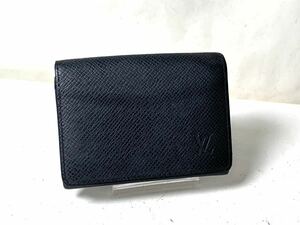 1368 ルイヴィトン LOUIS VUITTON 名刺入れ M64595 タイガアンヴェロップ カルトドゥヴィジット NM タイガ・レザー） 財布