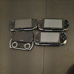 PSP 4台まとめ売り。PSO-N1000 PSP-3000 PSP-1000(2台)動作未確認ジャンク品