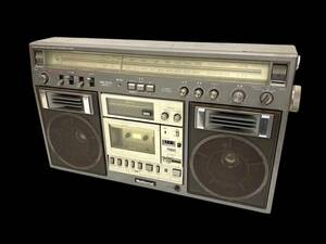 8M4★通電OK★ National/ナショナル（RX-5400）STEREO RADIO CASSETTE RECORDER ラジカセ ジャンク