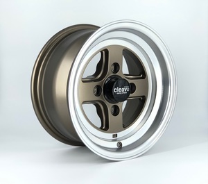 CLEAVE RACING E4 13x7.0 +9 4-114.3 ブロンズ/マシンド 4本セット KP61 サニトラ AE86 B310 BILSコラボモデル