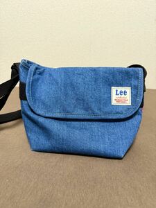 【コラボ】 Manhattan Portage マンハッタンポーテージ Ｌｅｅ　リー デニム生地 ショルダー メッセンジャー バック